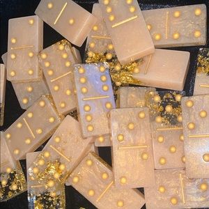 Gold Domino Set